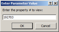 Enter Parameter Value