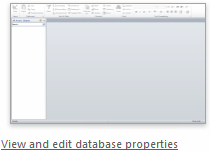 View and Edit Database Properties