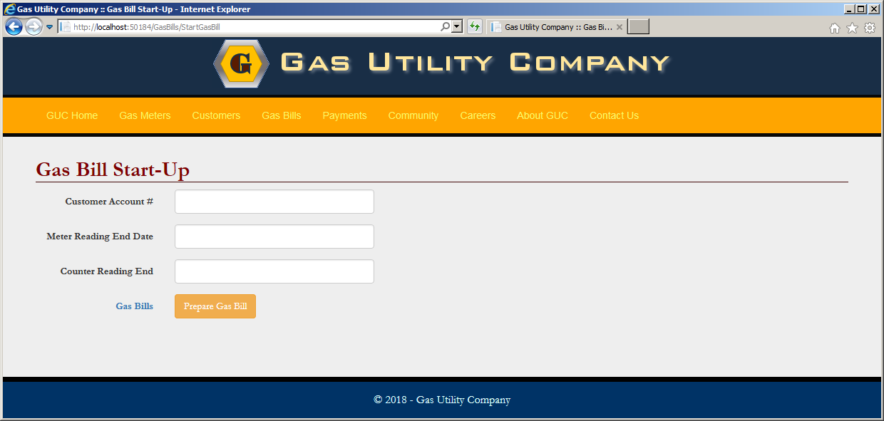 Entity Framework - New Gas Meters