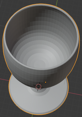 Modeling an empty Glass