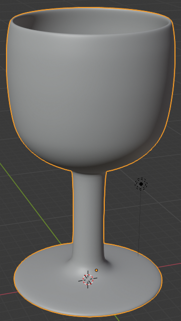 Modeling an empty Glass