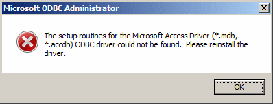 Microsoft ODBC Administrator