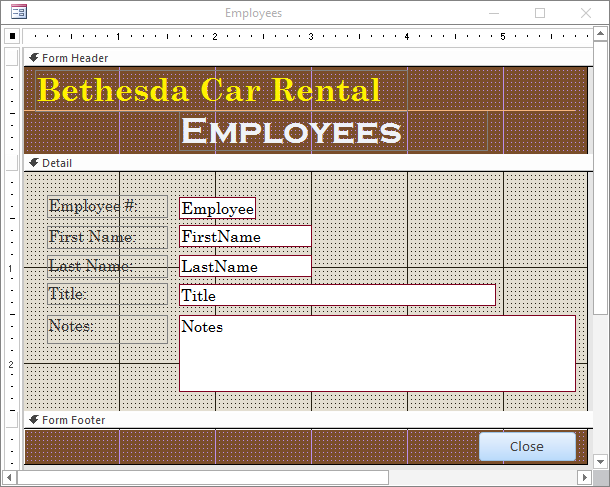 Bethesda Car Rental - Employees