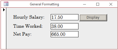 Using Fixed Formatting
