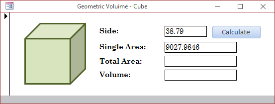 Geometric Volumes - Cube