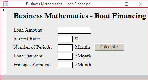 Calculating the Principal Payment of a Loan