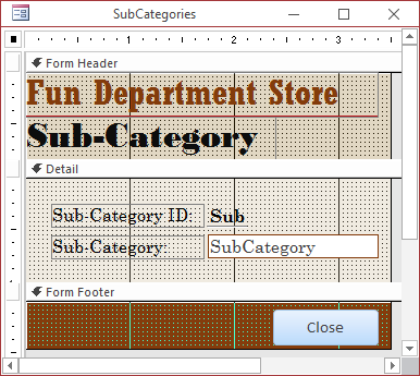 Fun Department Store - Sub-Categories