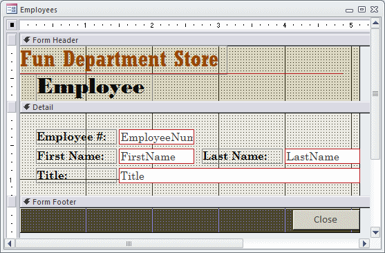 Fun Department Store - Employees