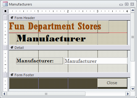 Fun Department Store - Manufacturers