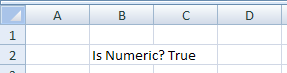Is Numeric