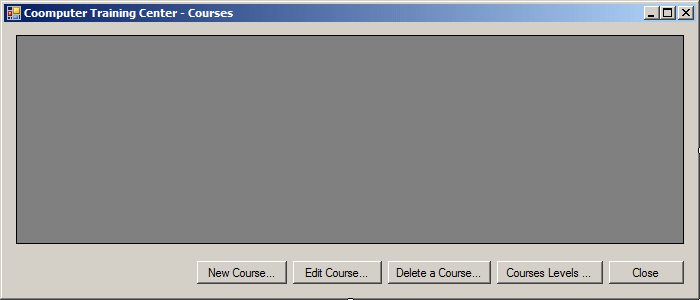 Computer Training Center: Courses