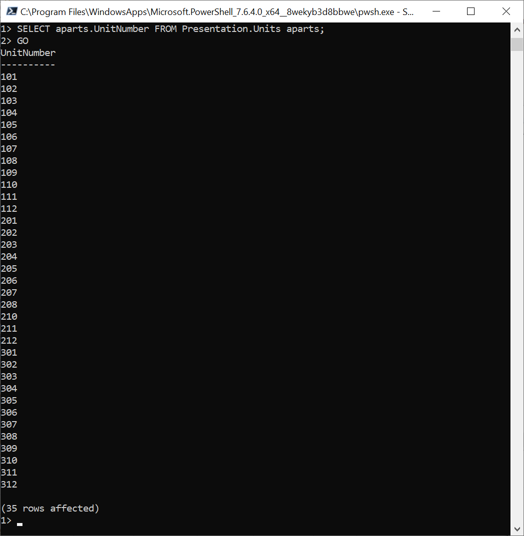 Selecting Columns From PowerShell