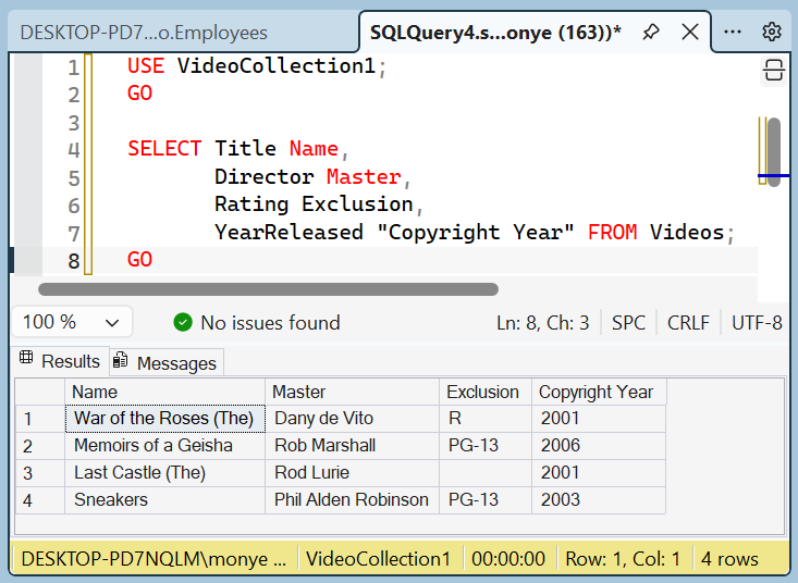 A SELECT Query