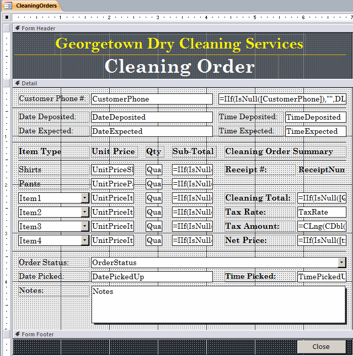 Georgetown Dry Cleaning Services