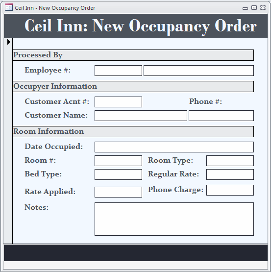 Ceil Inn - New Room Occupancy