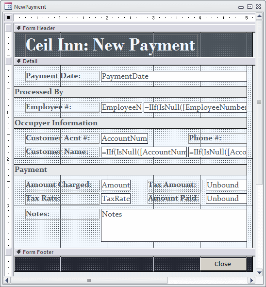 Ceil Inn - New Room Payment