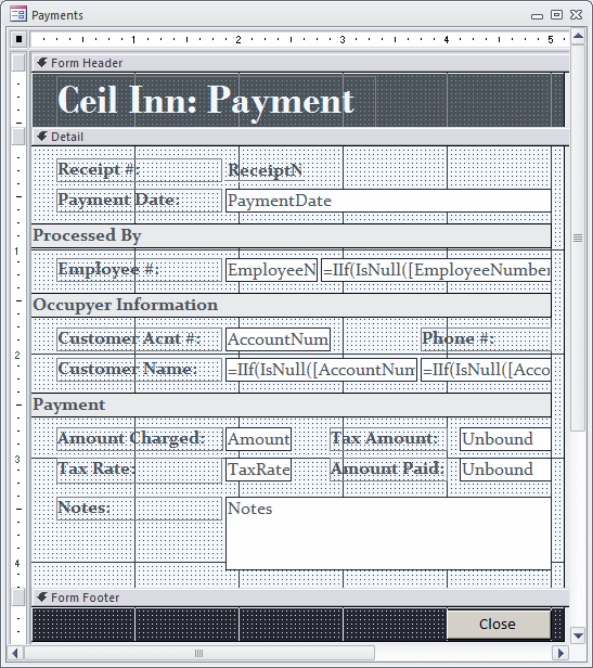 Ceil Inn - Rooms Payments