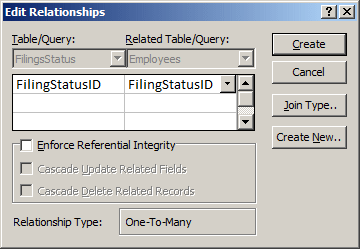Edit Relationships