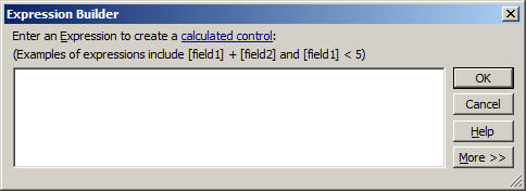 Expression Builder