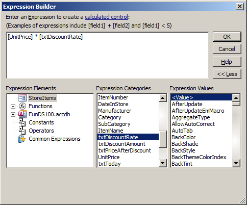 Creating Expression-Based Columns