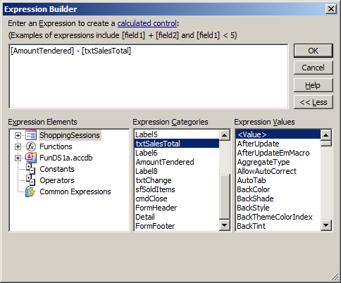 Sub-Form/Sub-Report Expressions and the Parent Object