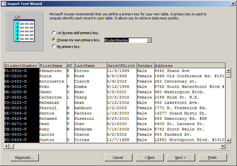Importing a Text Document
