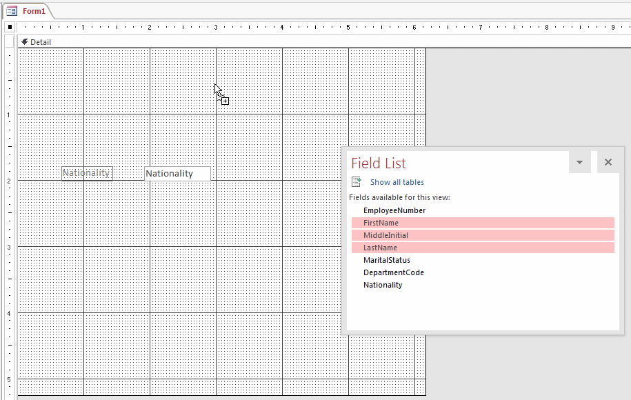 Adding Fields