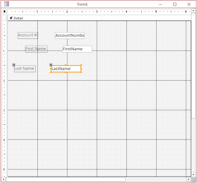 Adding Some Fields to a Form