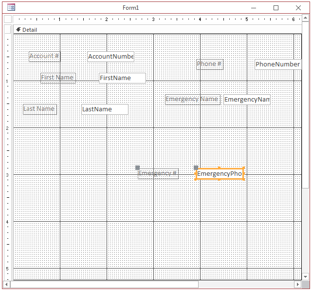 Adding Some Fields to a Form