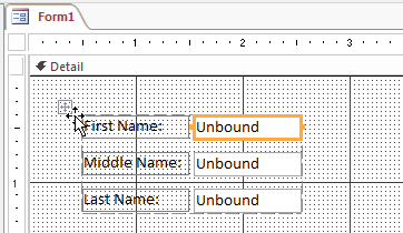 Selecting Controls