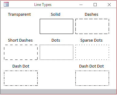 Line Types