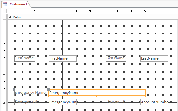Resizing a Control