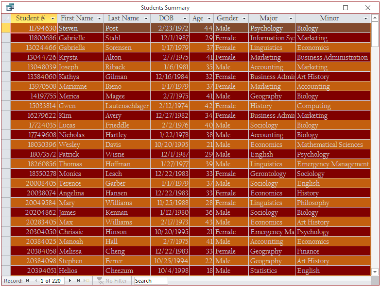 Using a Shared Field to Join Tables