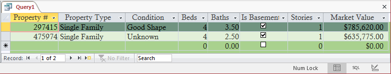 Matching a Value for Data Analysis