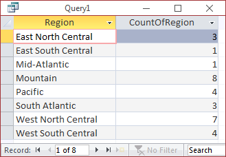 Aggregate Functions - Setting a Condition in a Summary Query