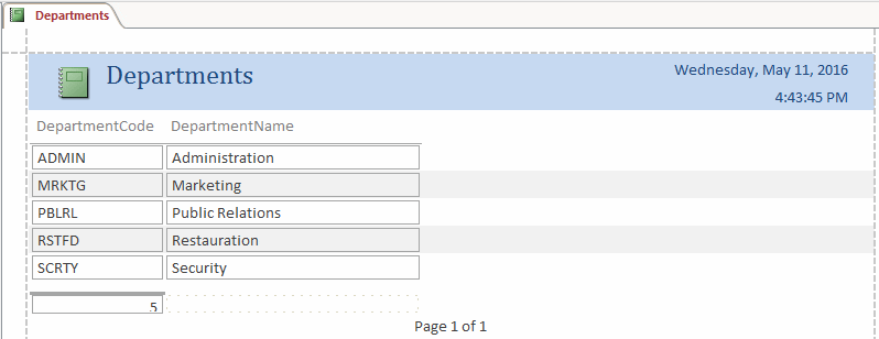 Automatic Report Creation