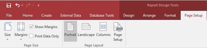 Page Setup
