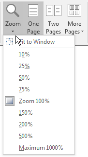 Zoom Ratios