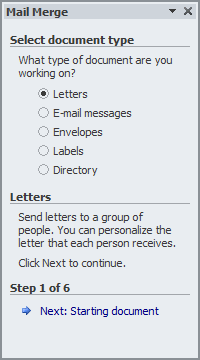 Mail Merge