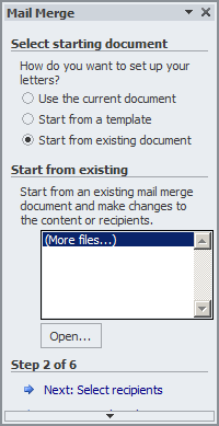 Mail Merge
