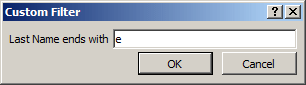 Custom Filter