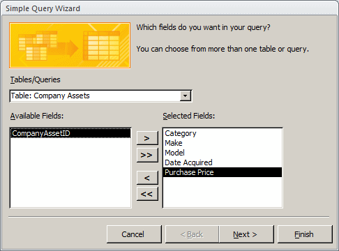 Simple Query Wizard