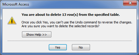 Delete Query