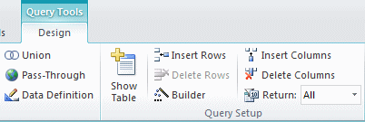 Query Setup