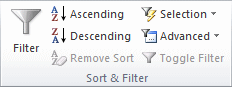 Sort & Filter