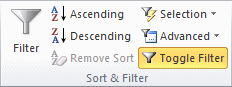 Sort & Filter