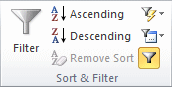 Sort & Filter