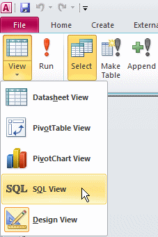 SQL View
