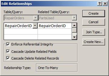 Edit Relationships