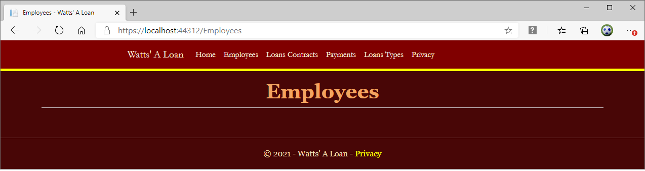 Watts's A Loan - Employees
